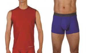 ExOfficio Give-N-Go Sport Mesh Sleeveless Crew in Stop and Sport Mesh 3-inch Boxer Brief in Royal