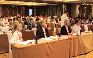 Attendees of AGM participating in a workshop session focused on trends in destination management. 