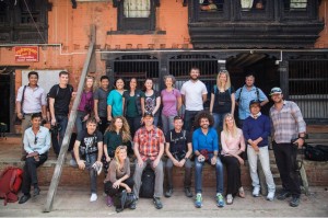 AdventureWeek Rebound Nepal participants – a group of global media and tour operators picked to help bring tourists back to Nepal through stories and exciting new itineraries. 