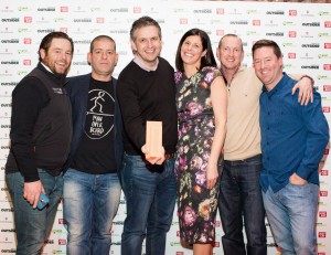 8 Winners of Best Outdoor Adve nture Escape provider or destination, Extreme Ireland with Just Eat’s Amanda Roche Kelly