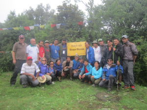 Course participants and educators during 2-day field session. Photo by: Shahadev Shrestha