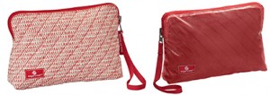 EC Pack-It Original Quilted Wristlet red and reversed S17LR