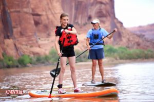 Stand up paddleboarding on the Colorado River is a unique adventure. http://www.moabadventurecenter.com/trips/moab-stand-up-paddle-board-tours/