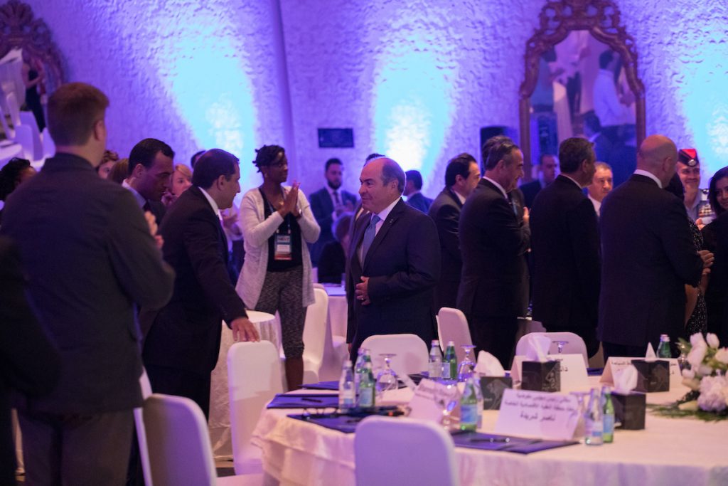 The Prime Minister of Jordan, H.E. Dr. Hani Al-Mulki, welcomed to delegates at AdventureNEXT Near East.